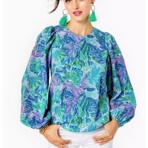 Lilly Pulitzer Lynnley Long Sleeve Top
